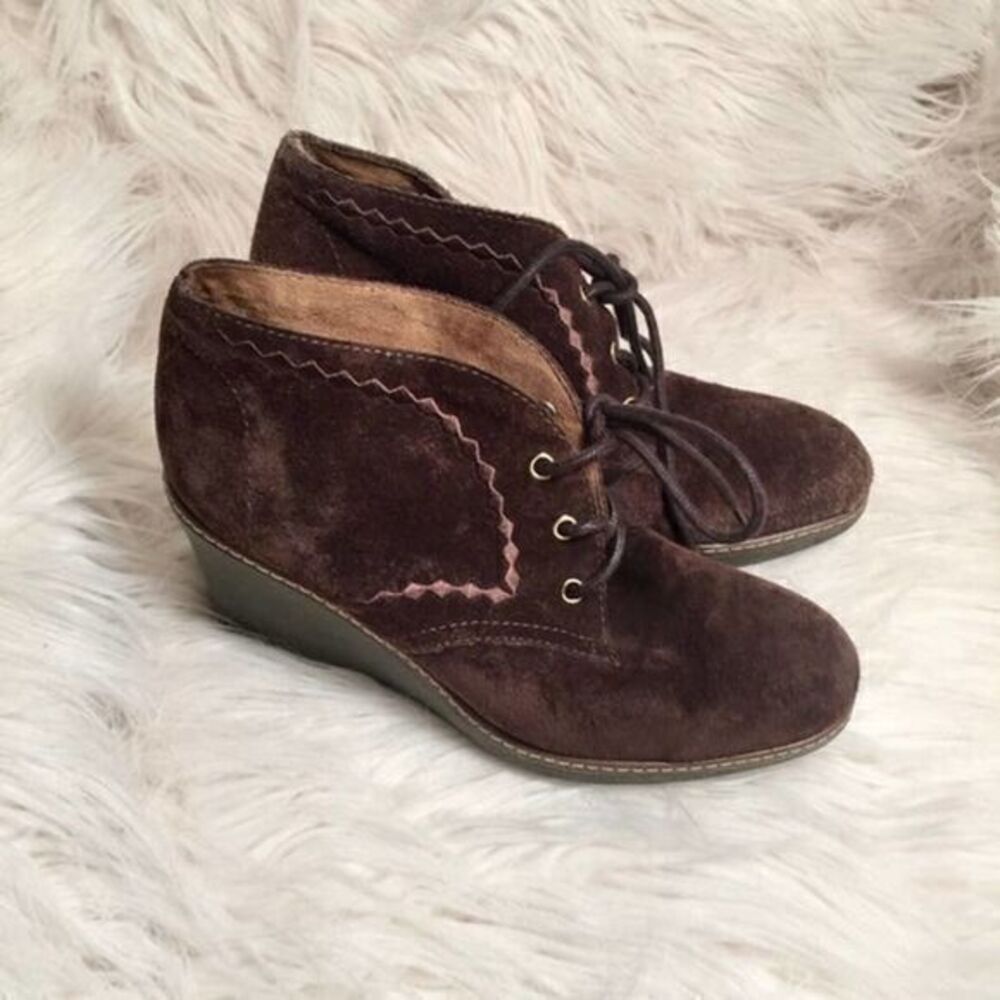 NATURALIZER EUC Kaitlyn Comfort Ankle Boot Lace-up SIZE 7.5
